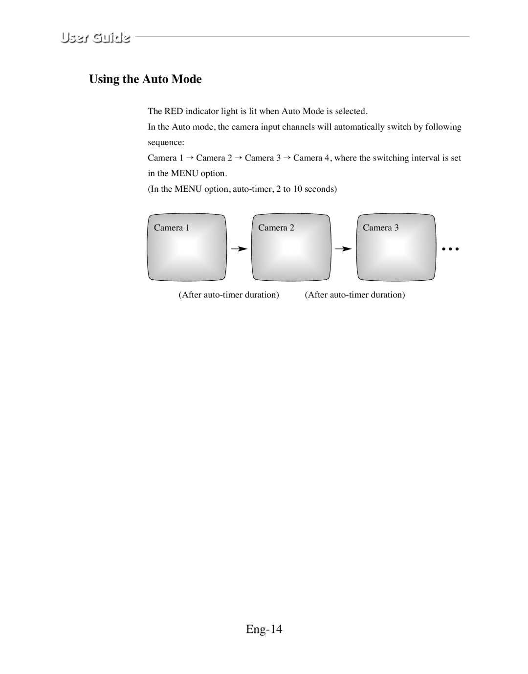 Samsung SMC-212FP, SMC-150FP, SMC-152FPV, SMC-210FPV manual Using the Auto Mode, Eng-14 