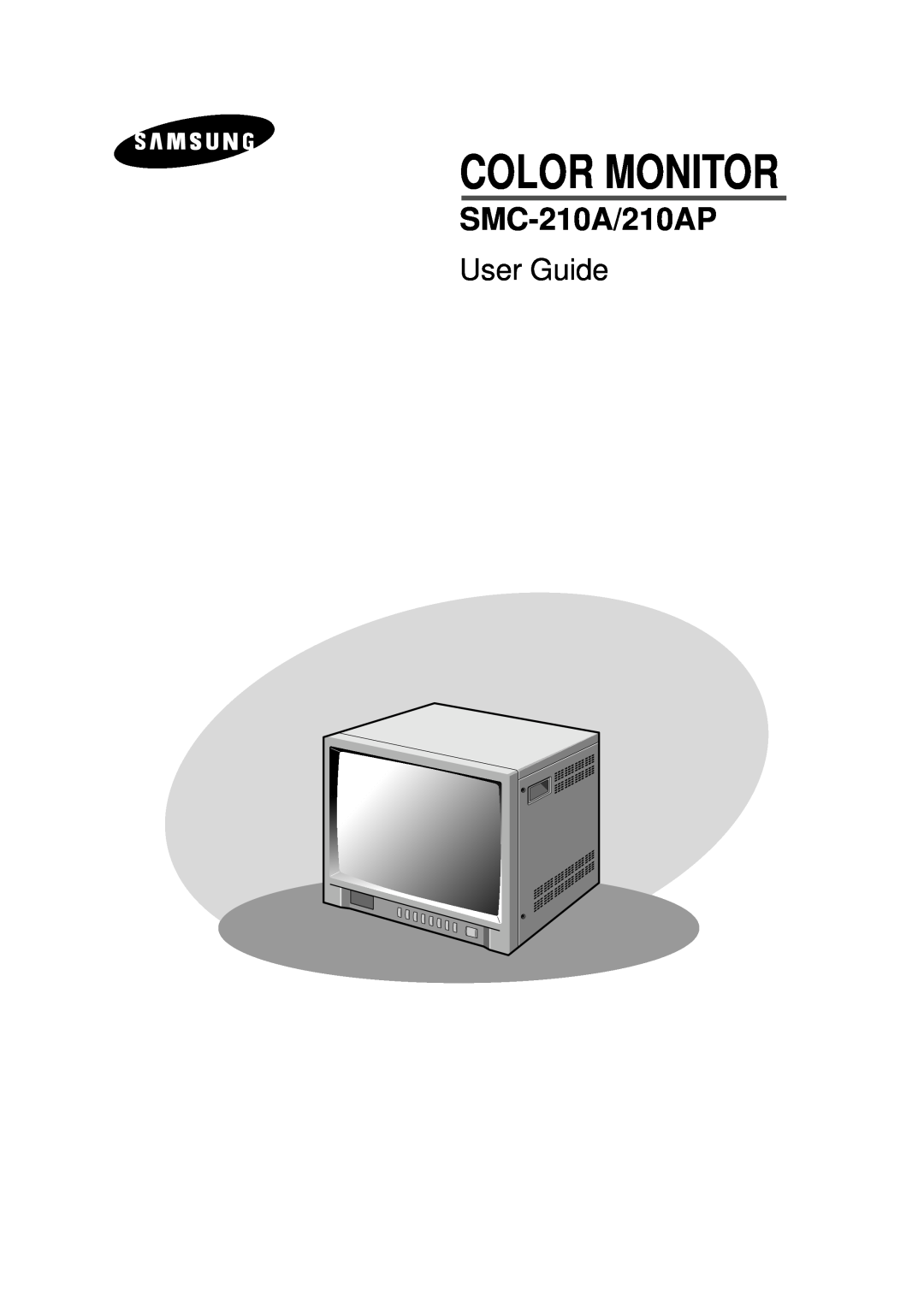 Samsung SMC-210AP manual Color Monitor, SMC-210A/210AP, User Guide 