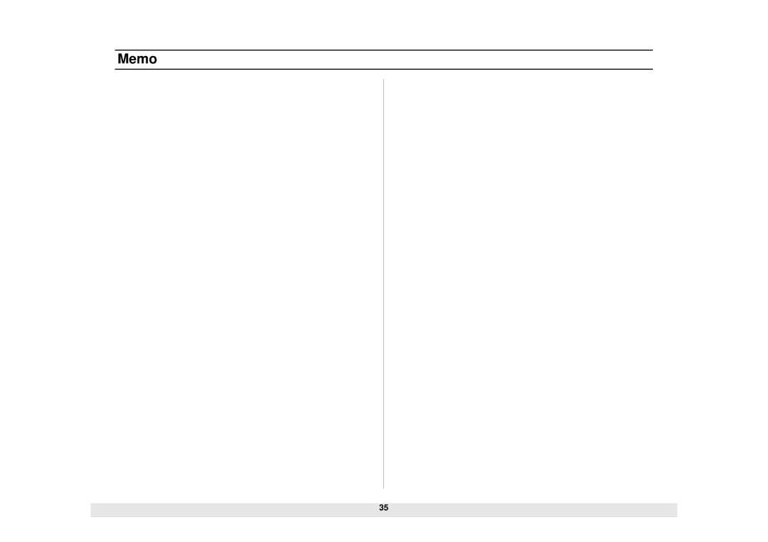 Samsung SMH5140WB/BB, SMH6160WB/BB/CB, SMH6140WB/BB/CB manual Memo 