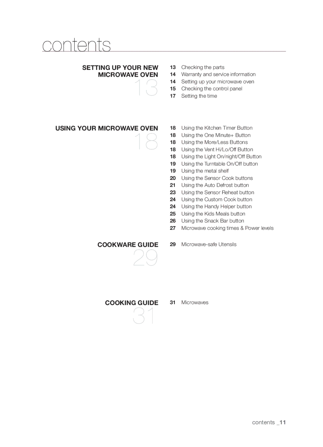 Samsung SMH8165STE user manual Contents 