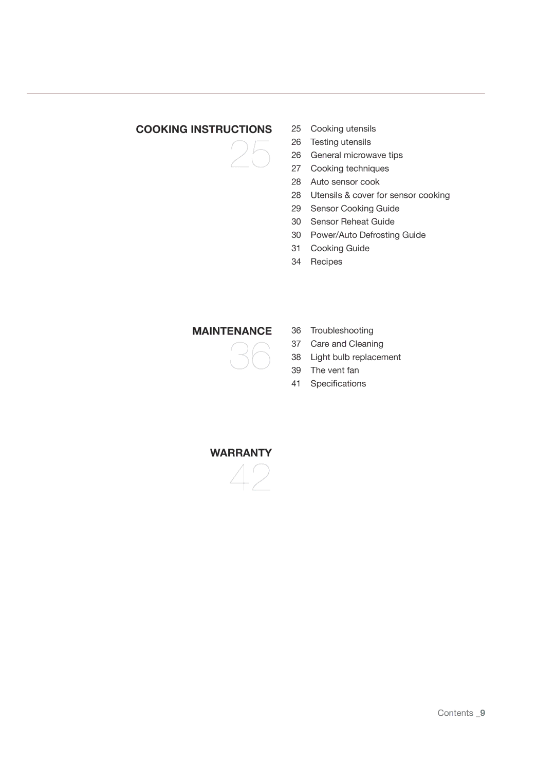 Samsung SMH8187 user manual Maintenance 