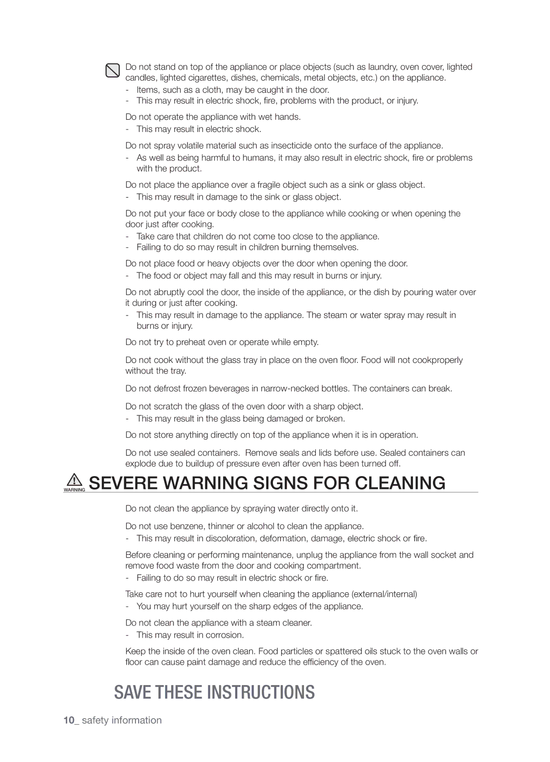 Samsung SMH9151 user manual Safety information 