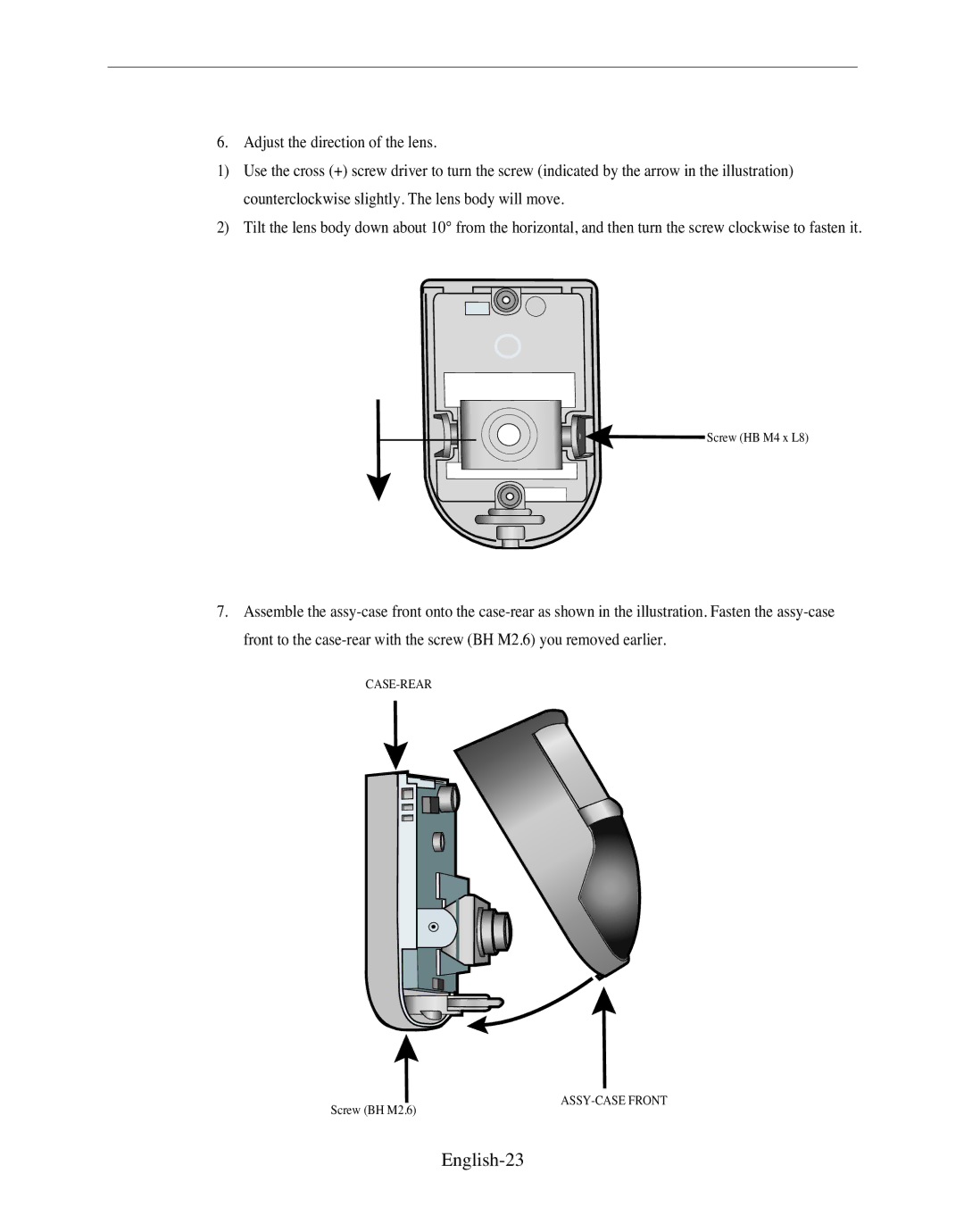 Samsung SMO-120P/UMG manual English-23 