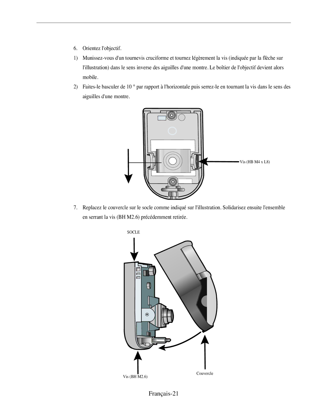 Samsung SMO-120P manual Français-21 