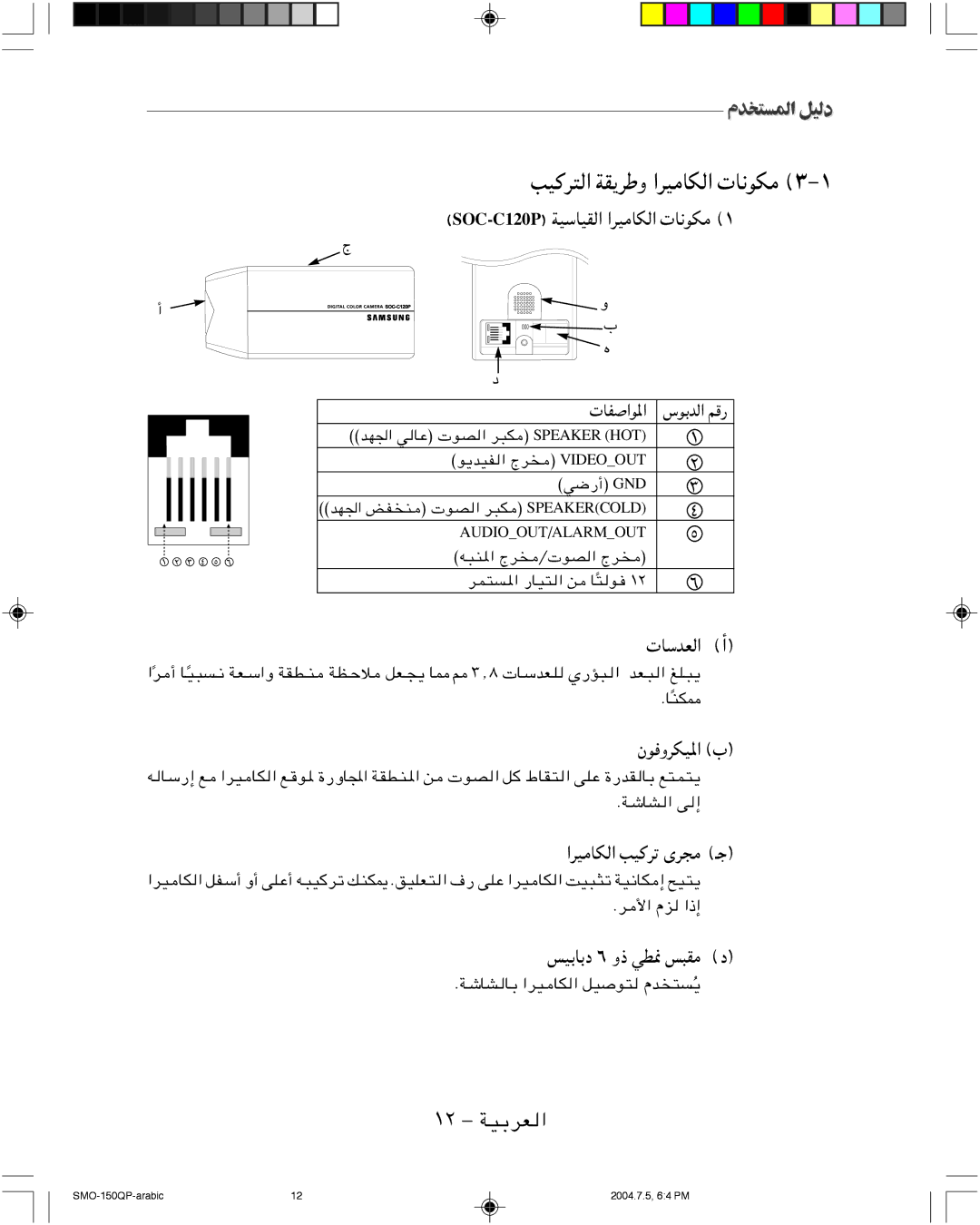 Samsung SMO-150QP/UMG manual UÝbF «, FOÐUÐœ ∂ Ë- wD/ f³I œ, UH «u*« uÐb « r, ±≤ ≠ WOÐdF, ÆUMJ2 