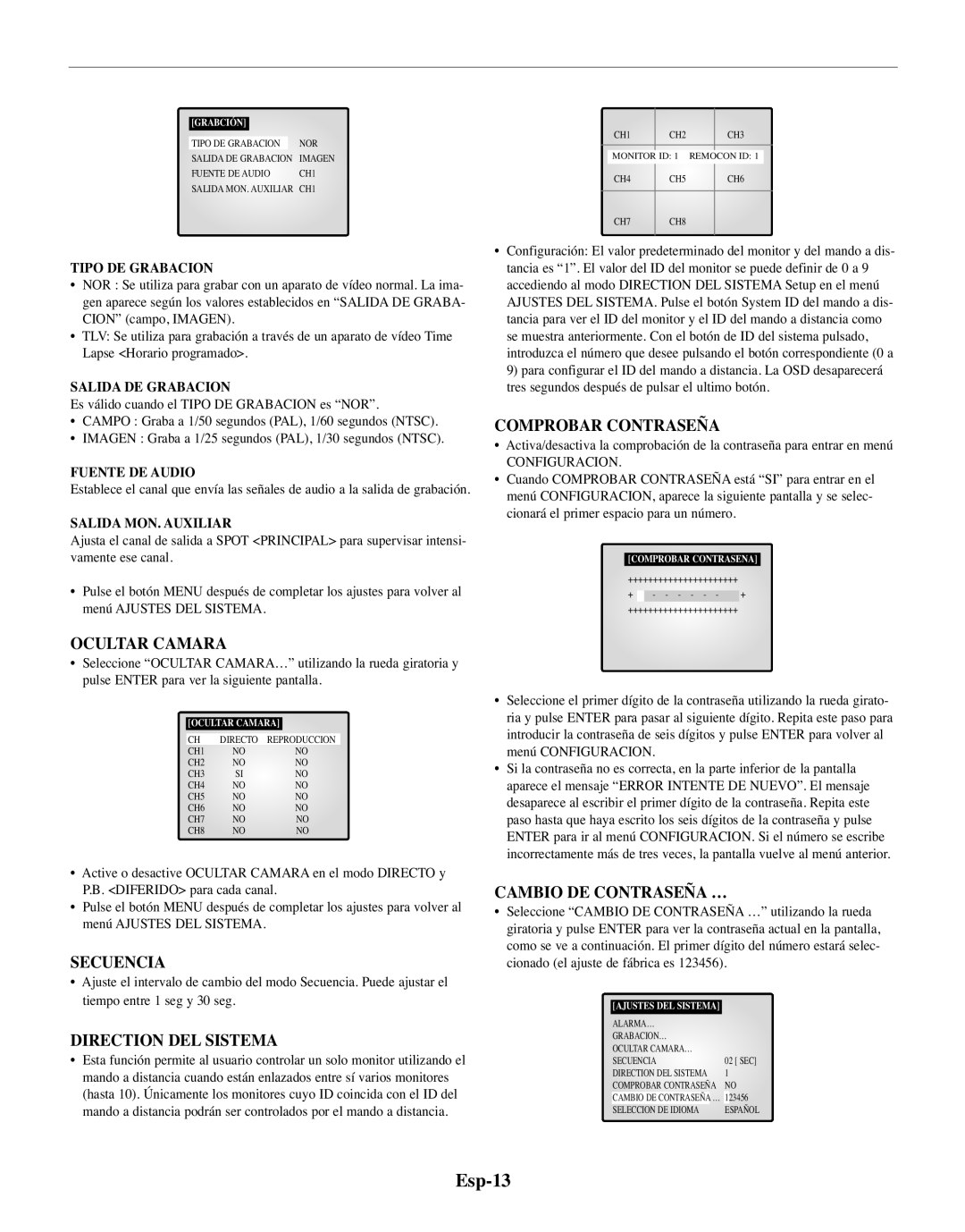 Samsung SMO-150TRP, SMO-150MP/UMG manual Esp-13 