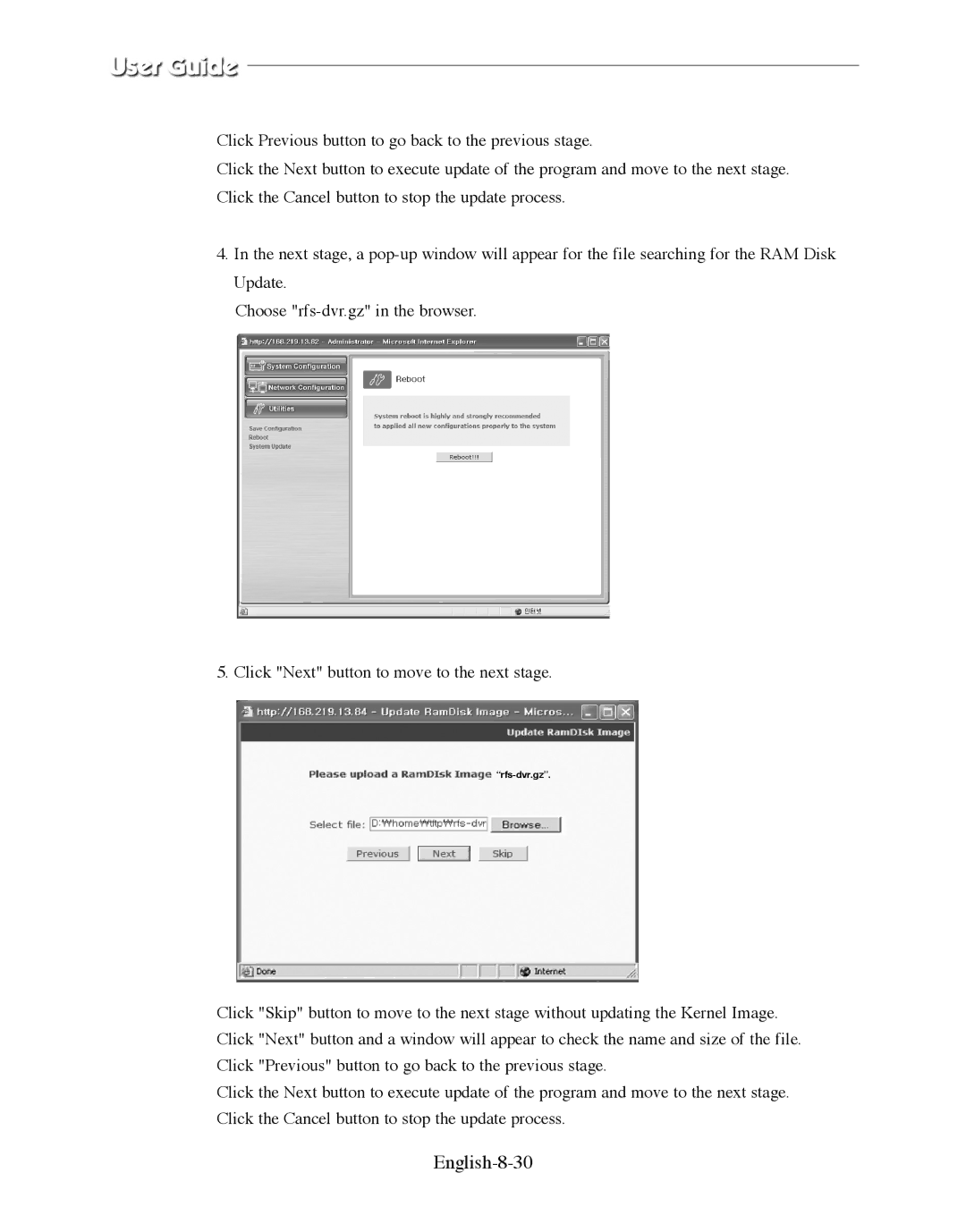 Samsung SMO-210DN manual English-8-30 