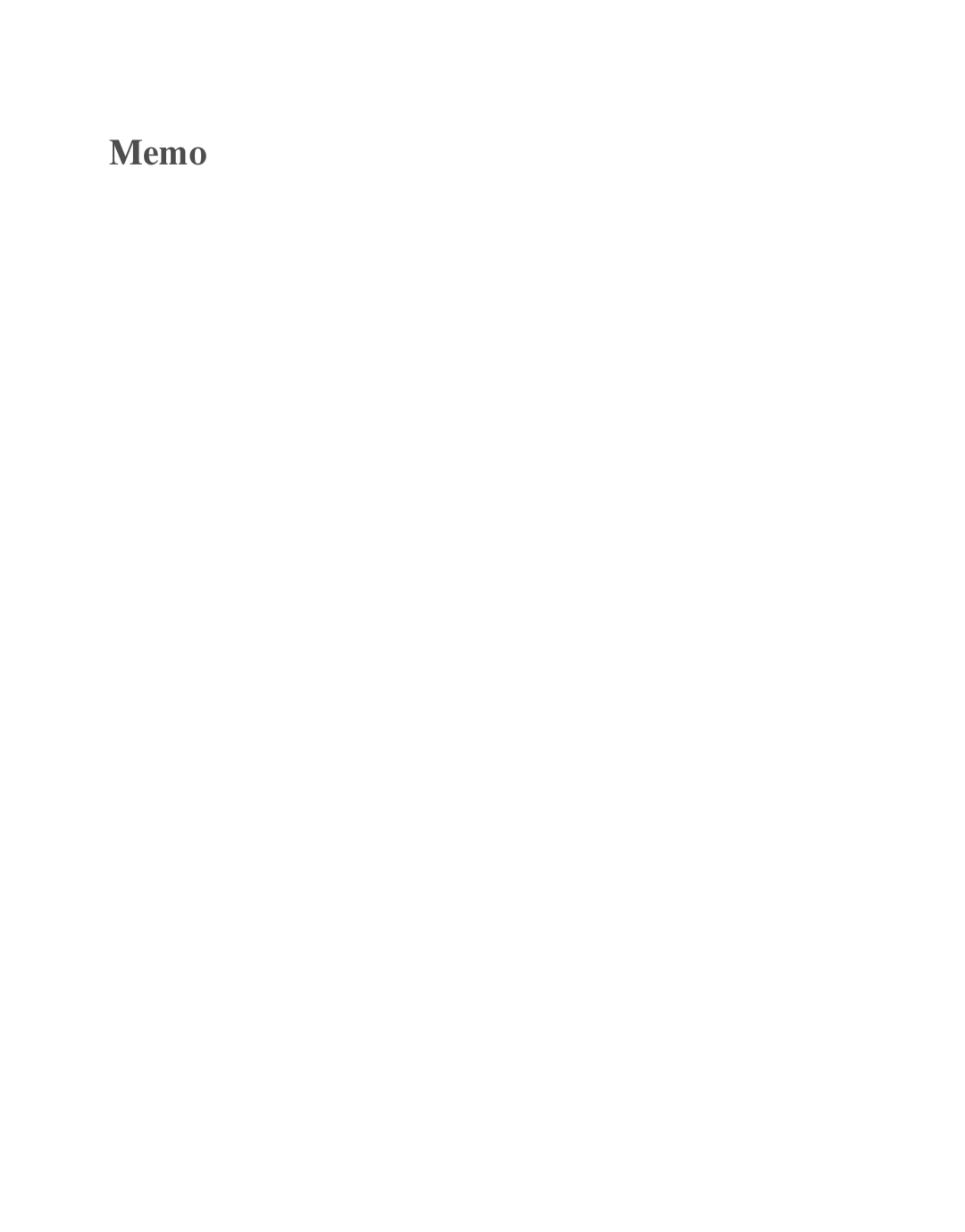 Samsung SMO-210DN manual Memo 