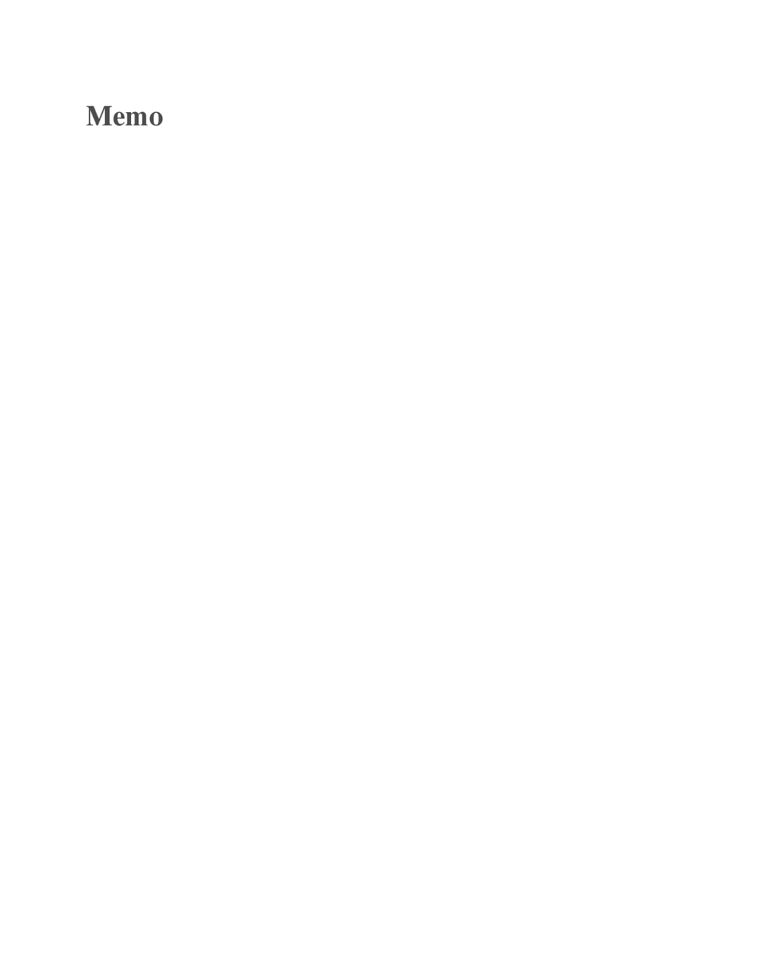 Samsung SMO-210DN manual Memo 