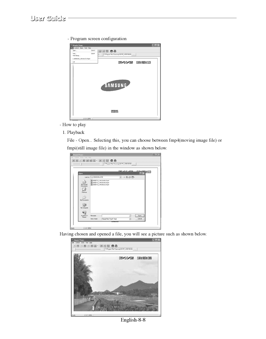 Samsung SMO-210DN manual English-8-8 