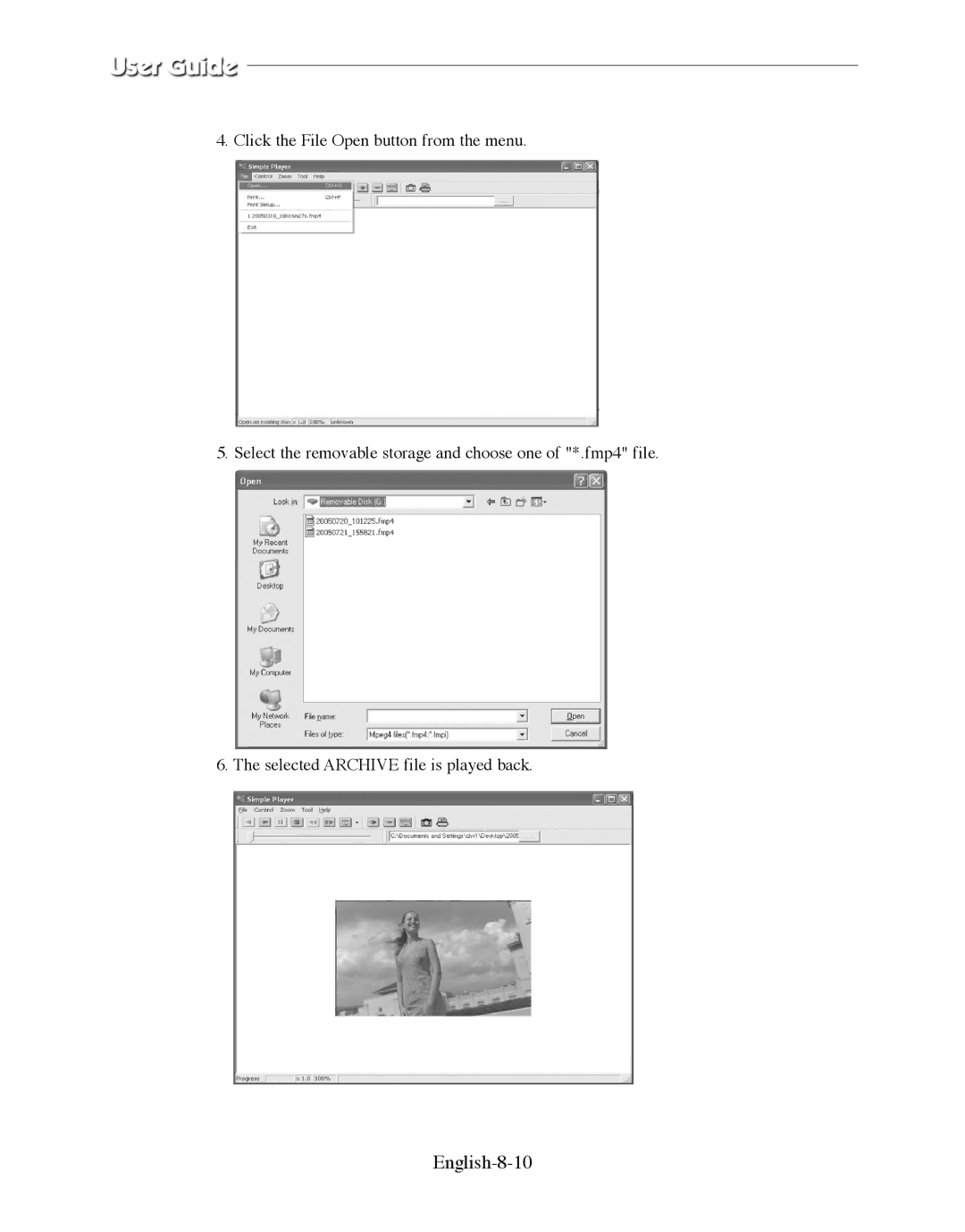 Samsung SMO-210DN manual English-8-10 