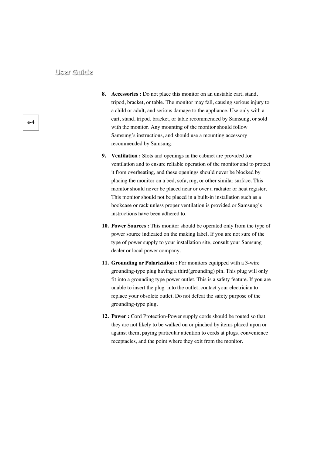 Samsung SMO-210TP, SMO-150TP manual 