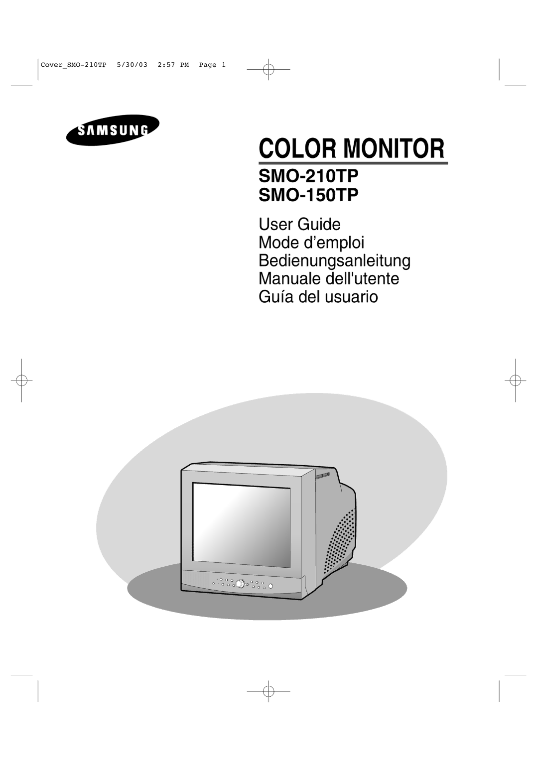 Samsung SMO-210TP manual Color Monitor 