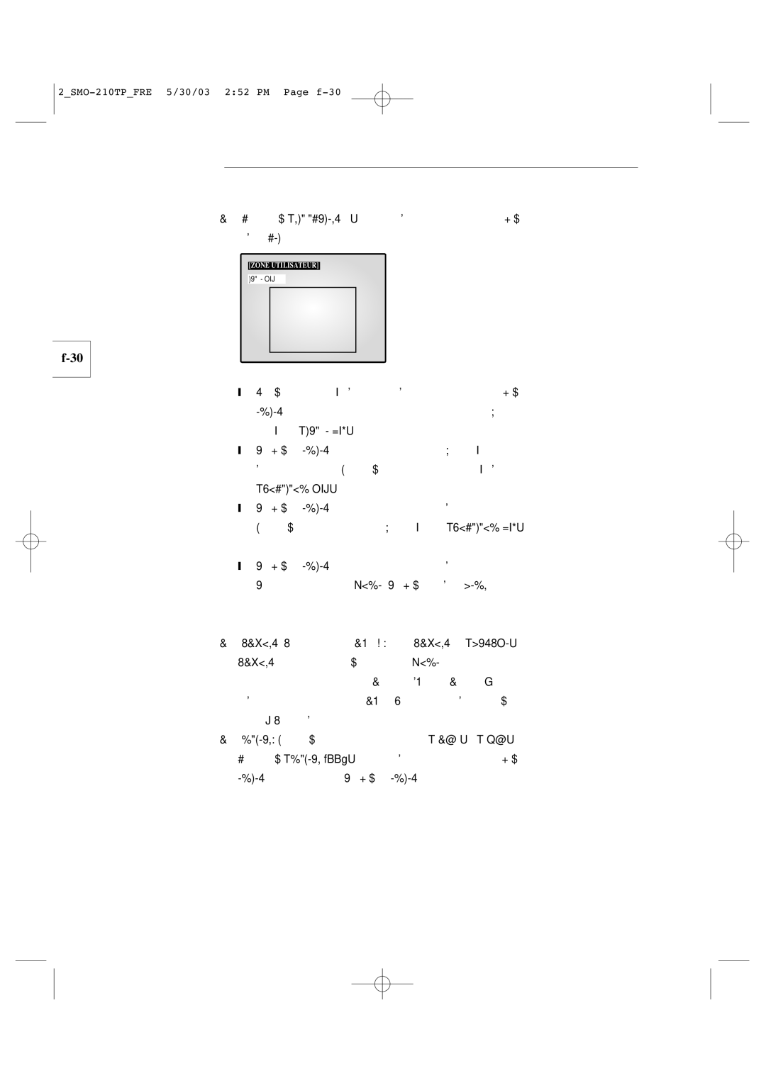 Samsung manual 2SMO-210TPFRE 5/30/03 252 PM Page f-30 