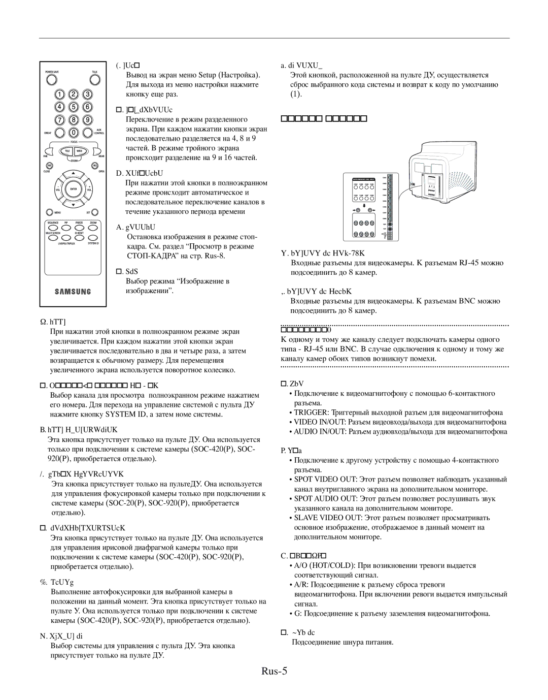 Samsung SMO-210MP/UMG, SMO-210TRP manual Rus-5, Tiscreen, Uence 