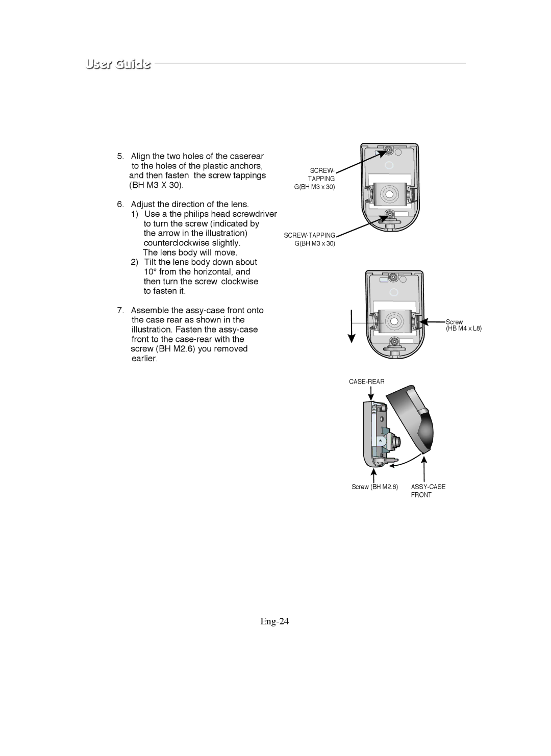 Samsung SMO-211QN, SMO-150QN manual Eng-24 