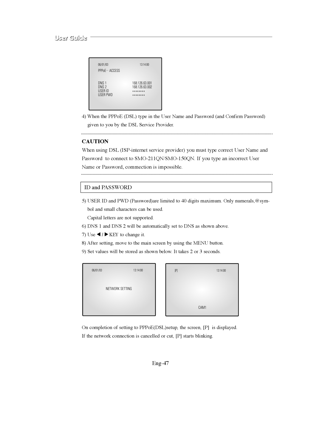 Samsung SMO-150QN, SMO-211QN manual Eng-47 