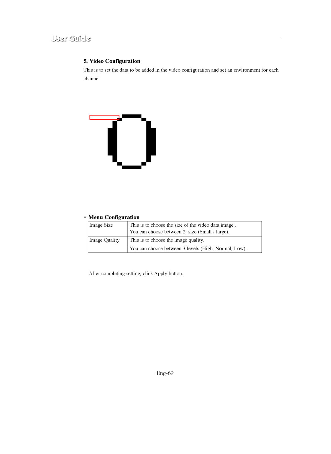 Samsung SMO-150QN, SMO-211QN manual Video Configuration, Eng-69 