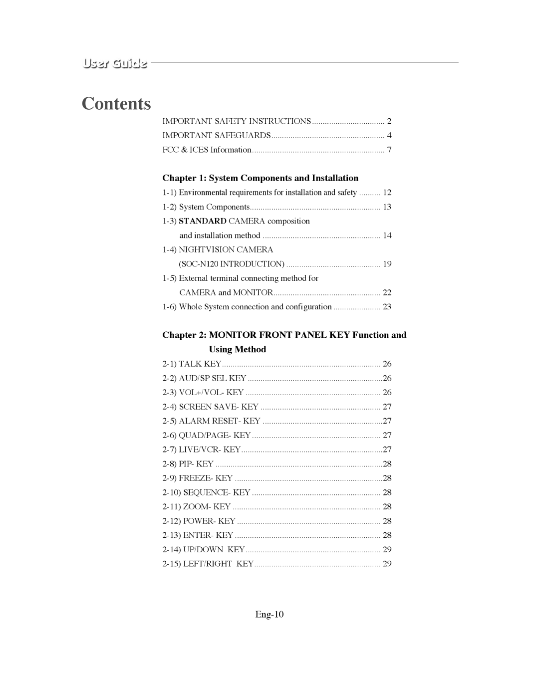 Samsung SMO-XAAV, SMO-151QN/XAAV manual Contents 