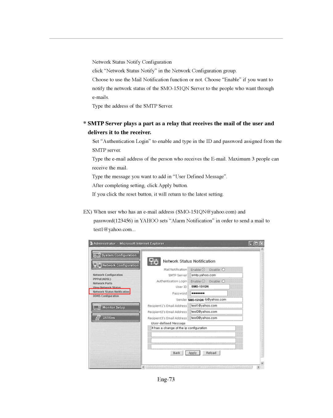 Samsung SMO-151QN/XAAV, SMO-XAAV manual Eng-73 