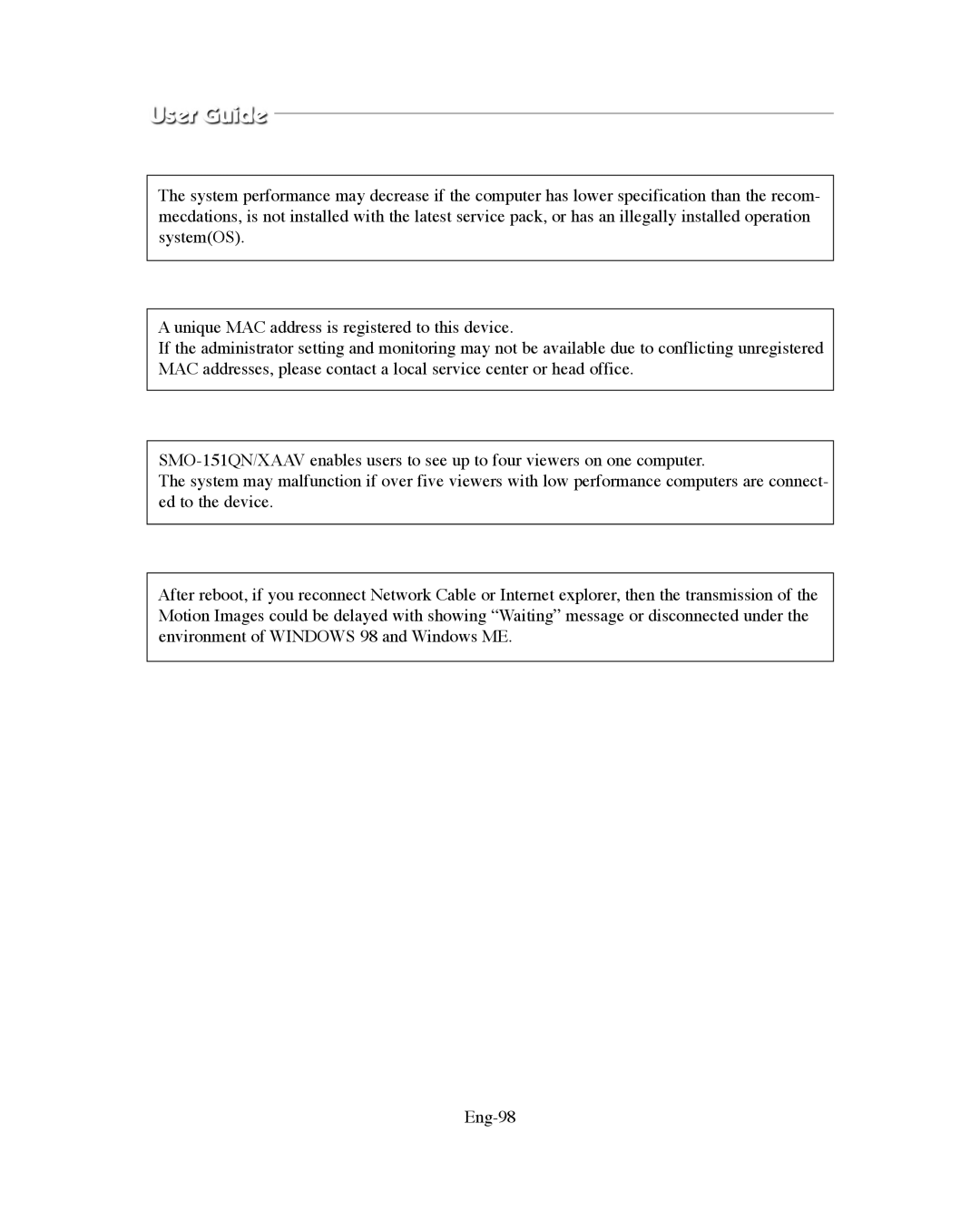 Samsung SMO-XAAV, SMO-151QN/XAAV manual 