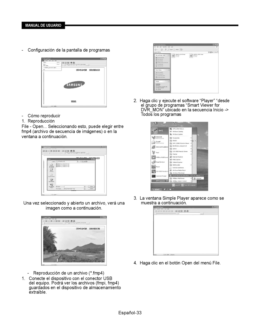 Samsung SMT-190Dx user manual Manual DE Usuario 