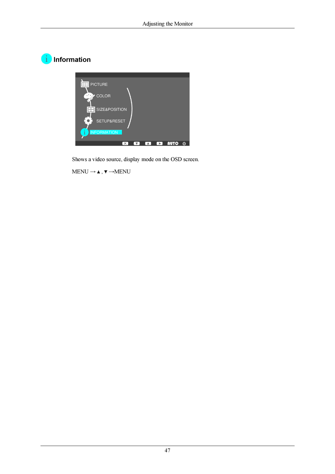 Samsung SMT-1912, SMT-1712 user manual Information 