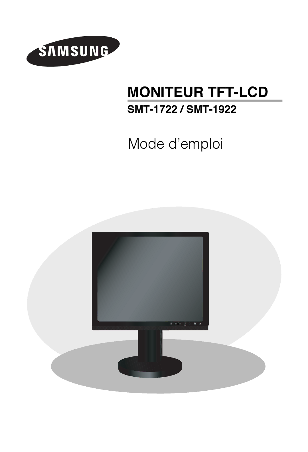 Samsung SMT-1722P, SMT-1922P manual Moniteur TFT-LCD 