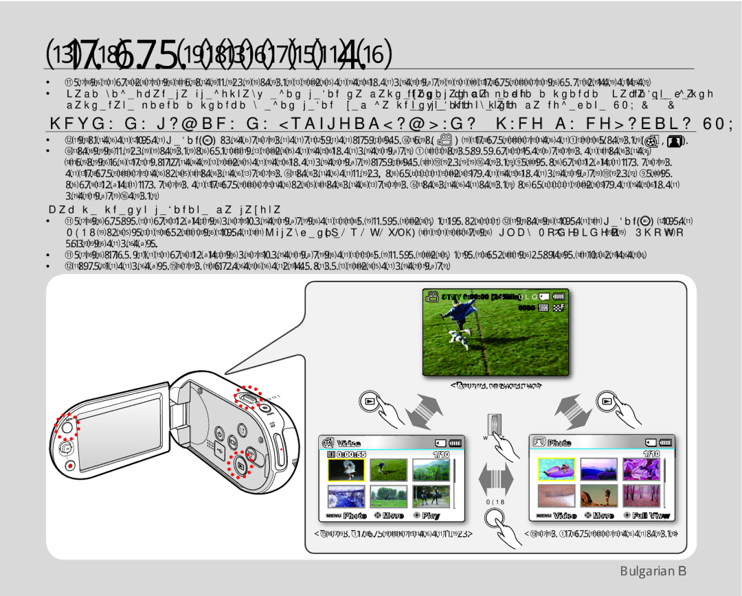 Samsung SMX-C10RP/XEB, SMX-C10GP/EDC, SMX-C10RP/EDC, SMX-C10LP/EDC manual Ɜɴɡɩɪɨɢɡɜɟɠɞɚɧɟ, Ʉɚɤɫɟɫɦɟɧɹɬɪɟɠɢɦɢɬɟɡɚɪɚɛɨɬɚ 