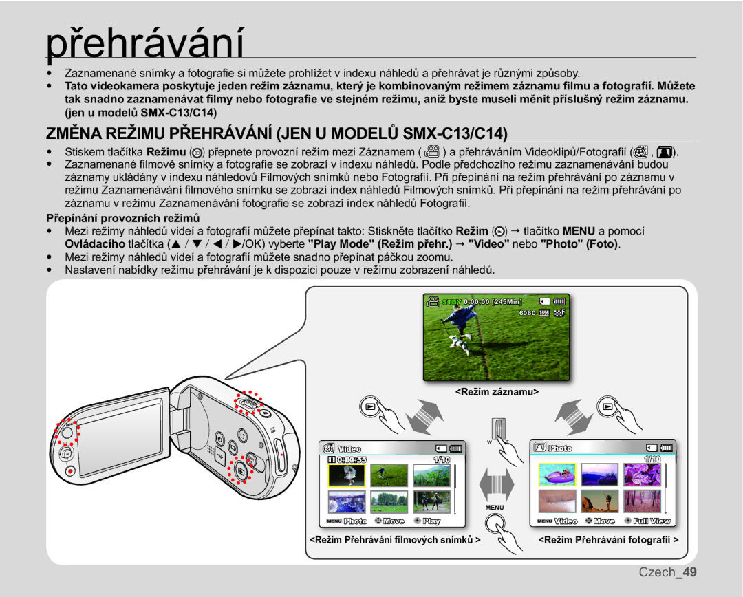 Samsung SMX-C10LP/EDC manual SĜHKUiYiQt, =0ċ1$5ä,083ě+5È9È1Ë-1802/ģ60&&, HFK49, MHQXPRGHOĤ60&& 