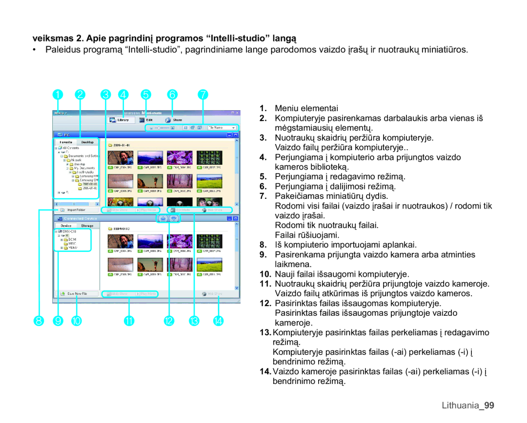 Samsung SMX-C10GP/XEB manual  0HQLXHOHPHQWDL, 1DXMLIDLODLLãVDXJRPLNRPSLXWHU\MH, EHQGULQLPRUHåLPą 