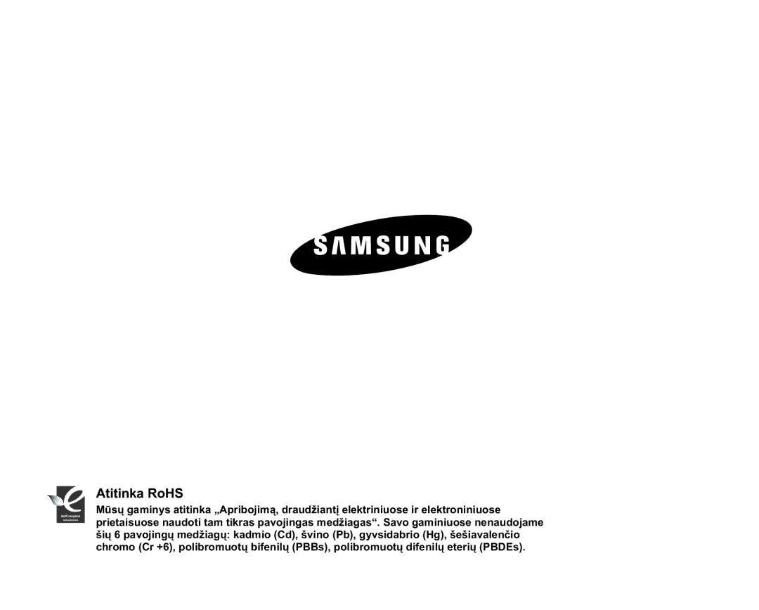 Samsung SMX-C10GP/XEB, SMX-C10RP/XEB, SMX-C10LP/XEB manual $WLWLQND5R+6 