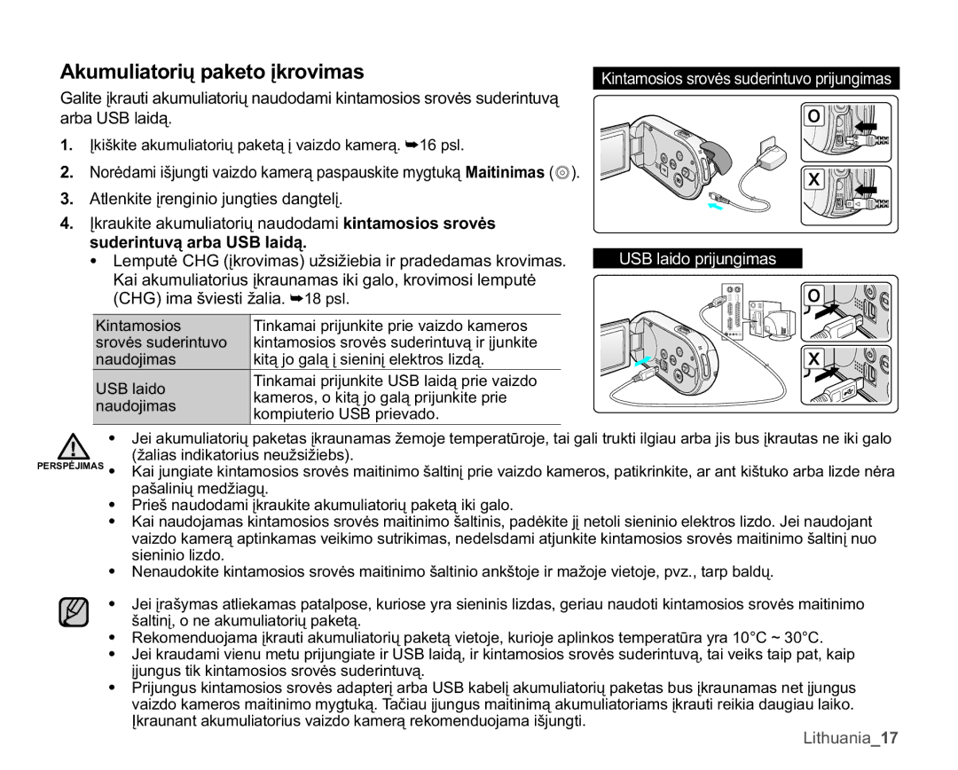 Samsung SMX-C10RP/XEB manual $NXPXOLDWRULǐSDNHWRƳNURYLPDV, DUED86%ODLGą,  $WohqnlwhƳuhqjlqlrMxqjwlhvGdqjwhoƴ 