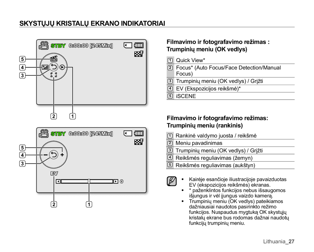 Samsung SMX-C10GP/XEB, SMX-C10RP/XEB, SMX-C10LP/XEB manual  4XLFN9LHZ,  L6&1,  5HLNãPơVUHJXOLDYLPDVDXNãW\Q,   