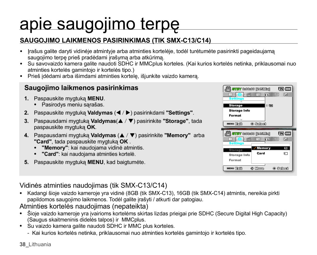 Samsung SMX-C10RP/XEB, SMX-C10GP/XEB $8*2-,02/$,.01263$6,5,1.,0$6 7,.60&&, 6DXJRMLPRODLNPHQRVSDVLULQNLPDV 