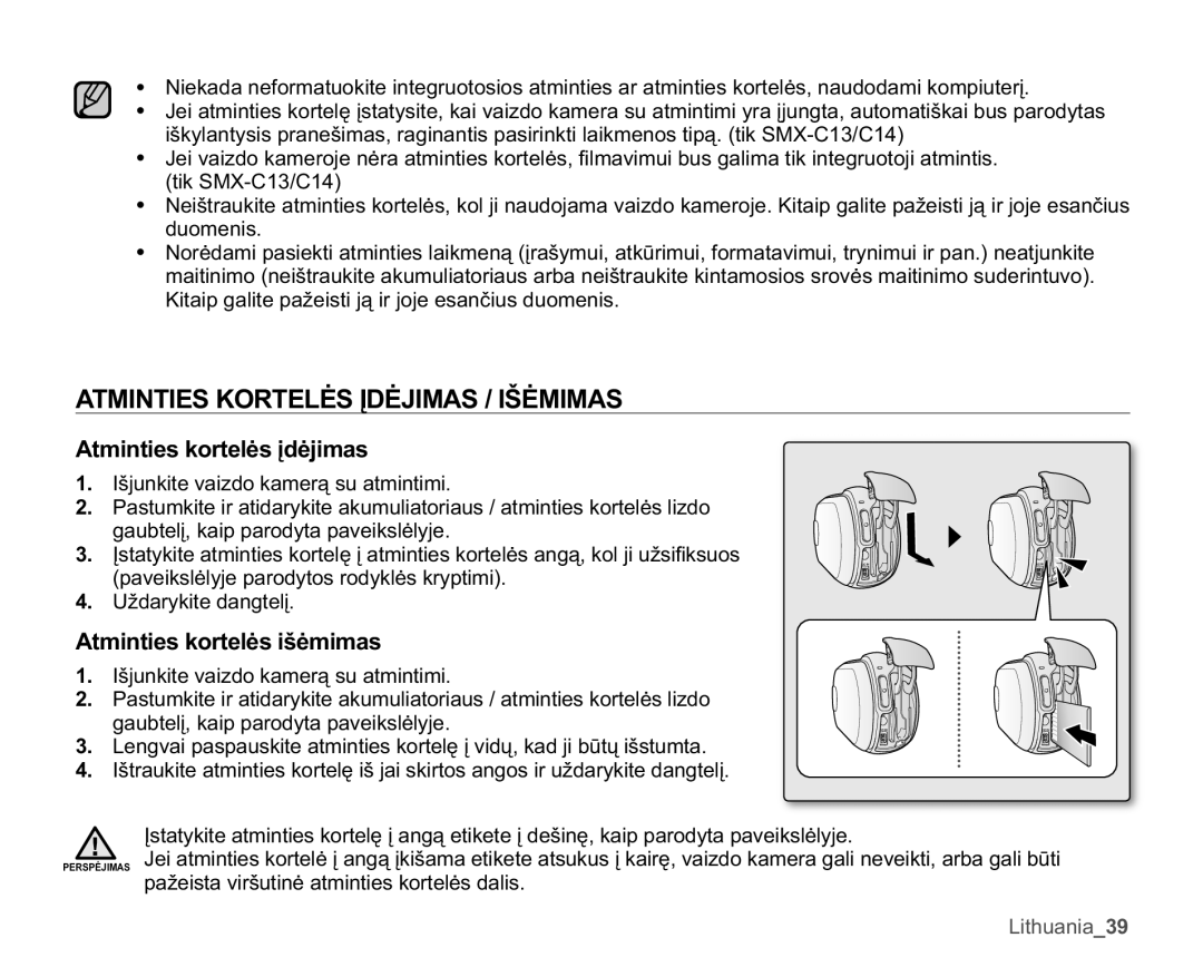 Samsung SMX-C10GP/XEB manual $70,17,6.257/Ơ6ƲƠ-,0$6,âƠ0,0$6, $WPLQWLHVNRUWHOơVƳGơMLPDV, $WPLQWLHVNRUWHOơVLãơPLPDV 