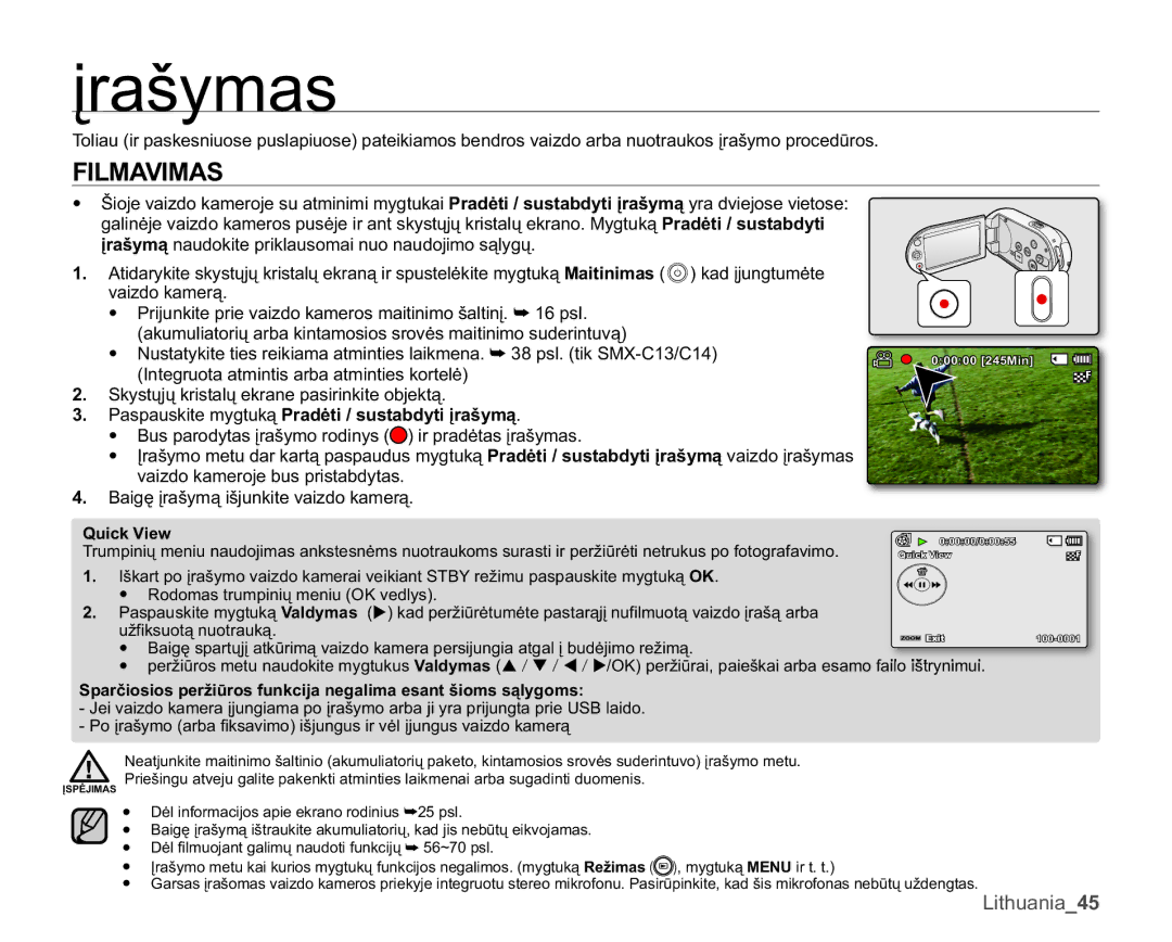 Samsung SMX-C10GP/XEB manual $9,0$6, 3DVSDXVNLWHP\JWXNą3UDGơWLVXVWDEG\WLƳUDã\Pą , YdlgrNdphurmhExvSulvwdeg\Wdv 