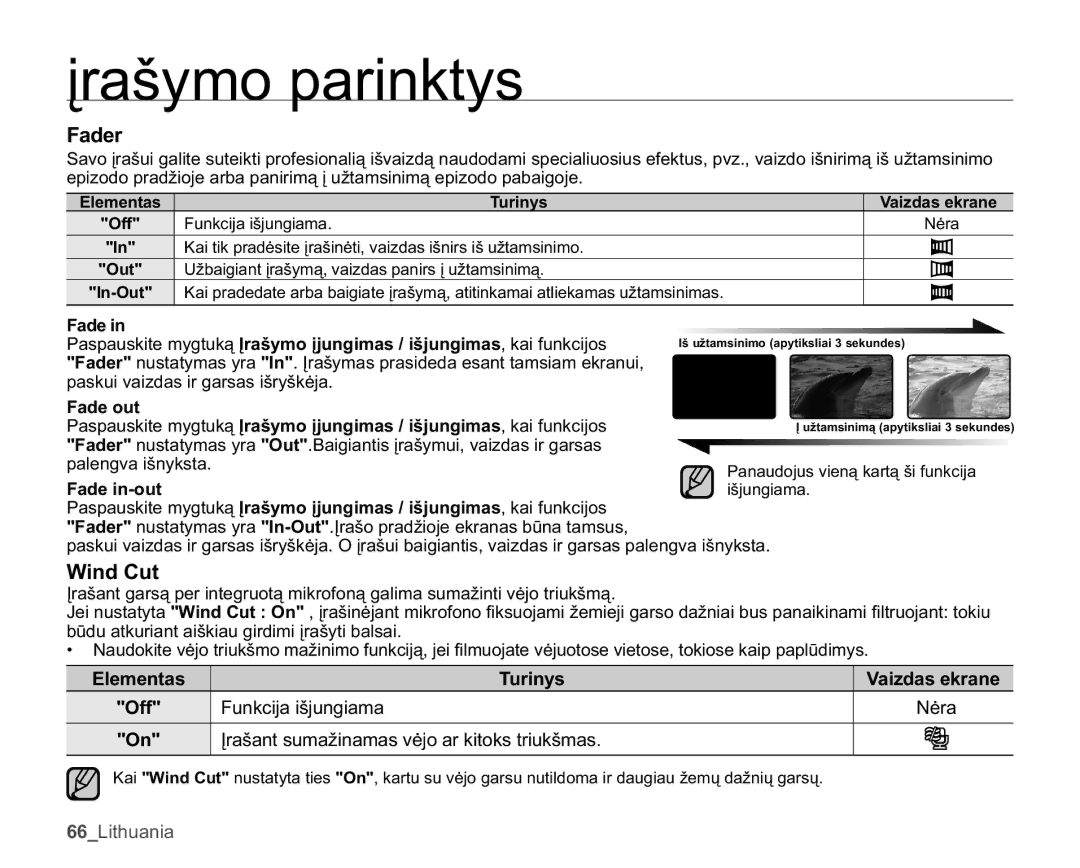 Samsung SMX-C10GP/XEB manual Dghu, Lqg&Xw, 2II, XQNFLMDLãMXQJLDPD 1ơUD, ƲUDãDQWVXPDåLQDPDVYơMRDUNLWRNVWULXNãPDV 