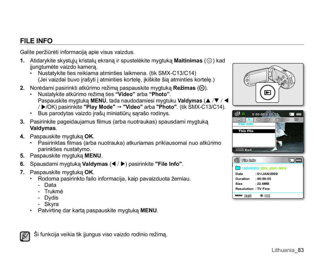 Samsung SMX-C10RP/XEB, SMX-C10GP/XEB, SMX-C10LP/XEB manual ,12, 9DOG\PDV, SdulqnwlhvQxvwdw\Pr 