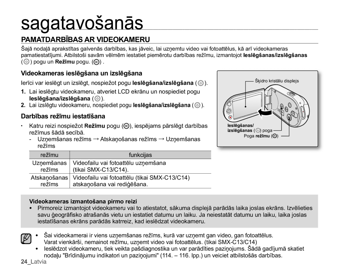 Samsung SMX-C10GP/XEB manual $0$7$5%Ʈ%$6$59,2.$058, 9LGHRNDPHUDVLHVOƝJãDQDXQLVOƝJãDQD, DUEƯEDVUHåƯPXLHVWDWƯãDQD 