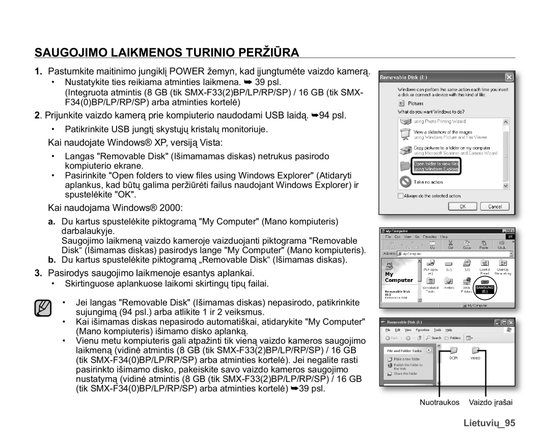 Samsung SMX-F30BP/XEB manual $8*2-,02/$,.0126785,1,235ä,ǋ5$,  .DLQDXGRMDWHLQGRZVŠ3YHUVLMą9LVWD, Gduedodxn\Mh 