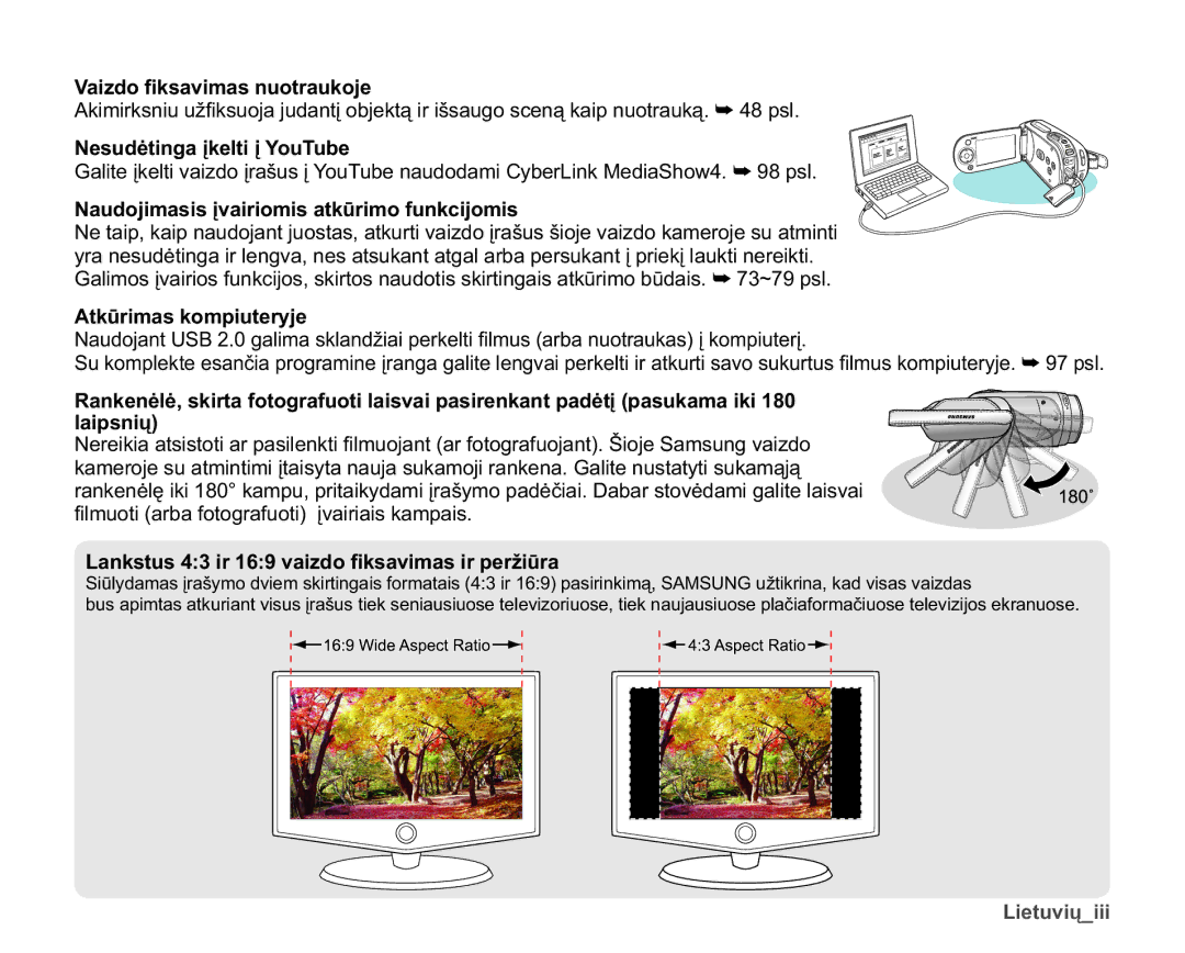 Samsung SMX-F33BP/XEB, SMX-F30LP/XEB manual 9DLGR¿NVDYLPDVQXRWUDXNRMH, 1DXGRMLPDVLVƳYDLULRPLVDWNǌULPRIXQNFLMRPLV 