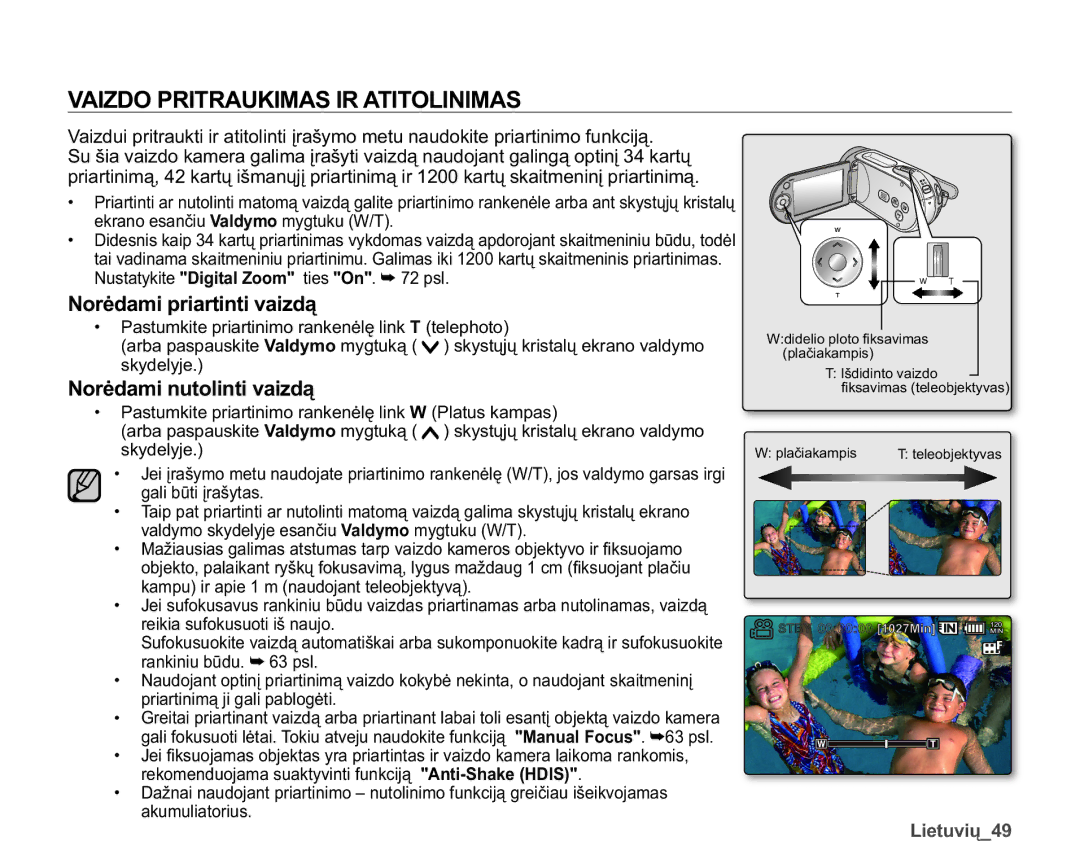 Samsung SMX-F30LP/XEB manual $,=235,75$8.,0$6,5$7,72/,1,0$6, 1RUơGDPLSULDUWLQWLYDLGą, 1RUơGDPLQXWROLQWLYDLGą 