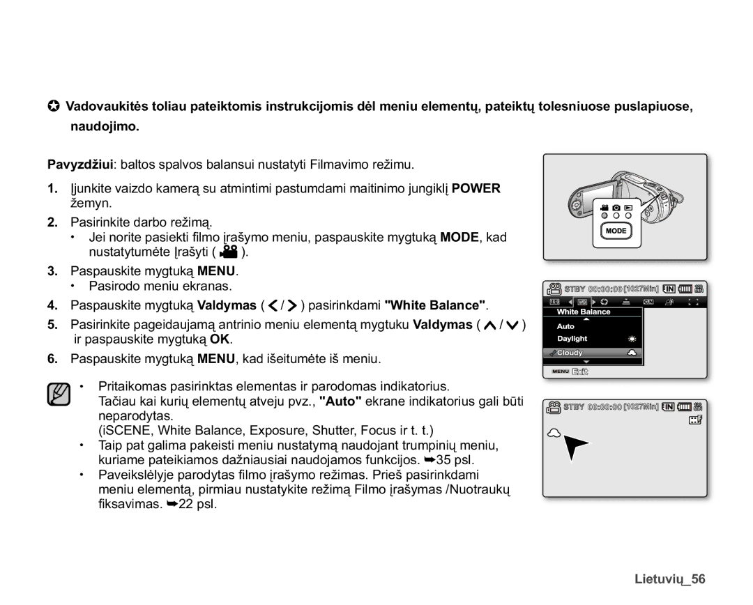 Samsung SMX-F30BP/XEB, SMX-F33BP/XEB, SMX-F30LP/XEB manual Qdxgrmlpr,  3DVLULQNLWHGDUERUHåLPą, 3DVLURGRPHQLXHNUDQDV 