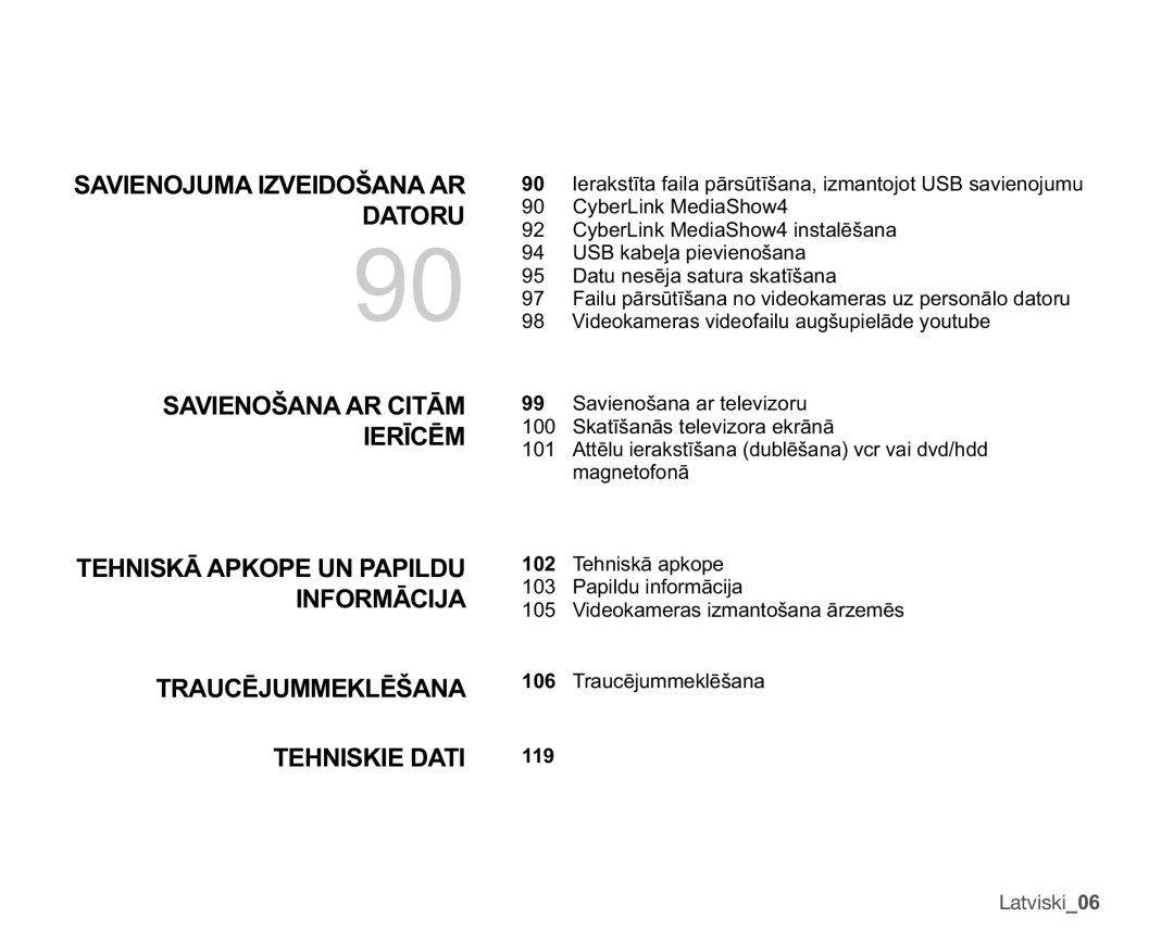 Samsung SMX-F33BP/XEB manual $9,12-80$,=9,2â$1$$5 $7258, 75$8&Ɯ-800./Ɯâ$1$ +1,6.,$7, Pdjqhwrirqɨ, , LatviskiB 