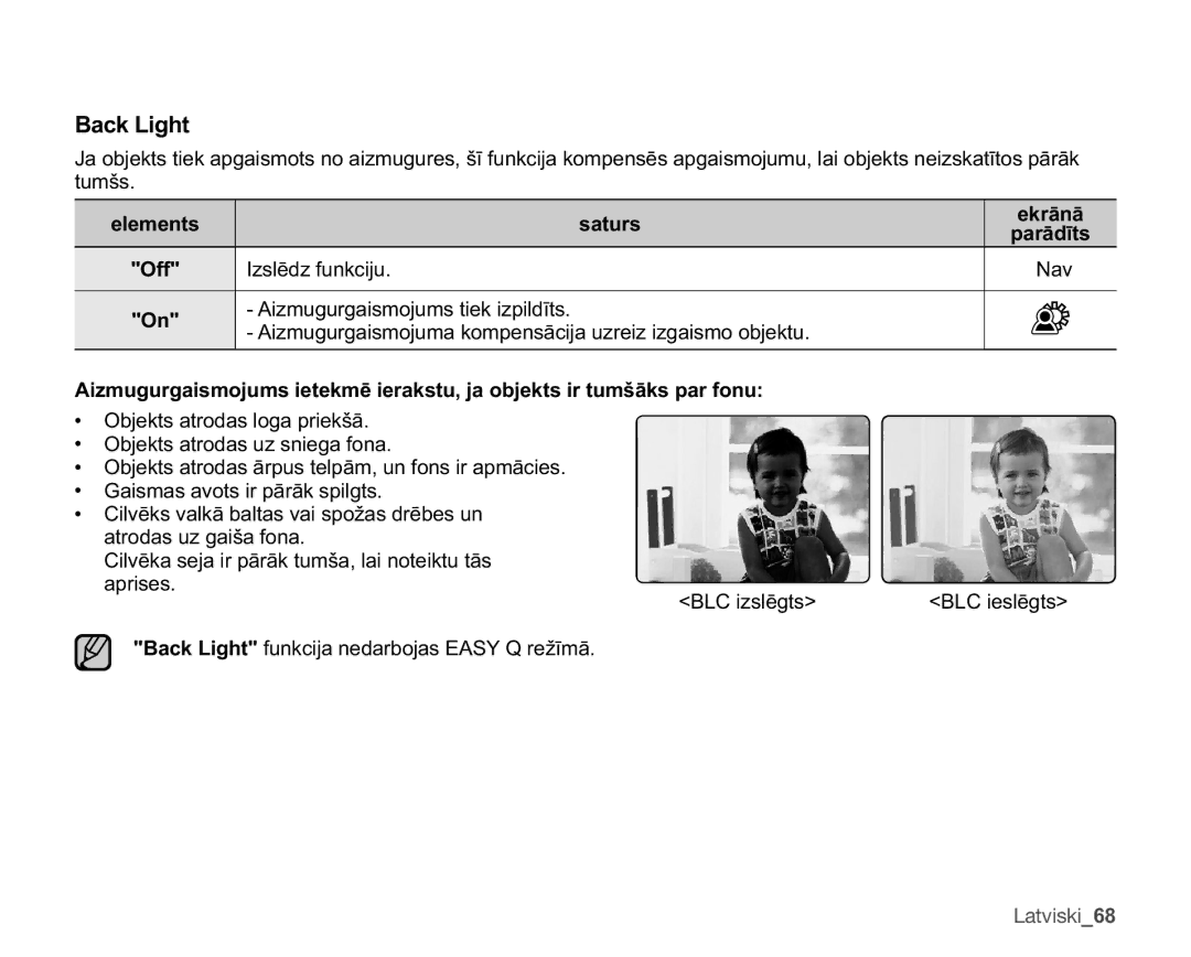 Samsung SMX-F30BP/XEB manual Dfn/Ljkw, 2EMHNWVDWURGDVORJDSULHNãƗ, Dsulvhv %/&Lvoɲjwv!%/&Lhvoɲjwv, Latviski68 