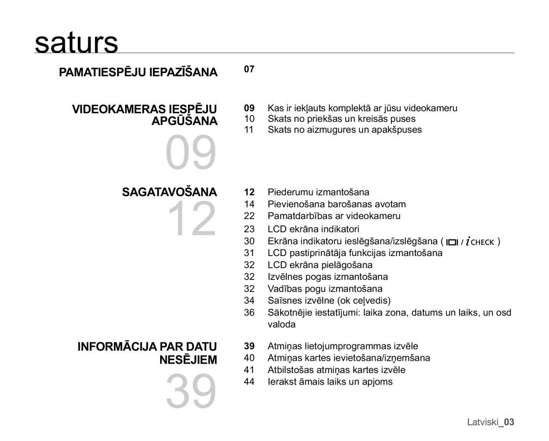 Samsung SMX-F33BP/XEB 3DPDWGDUEƯEDVDUYLGHRNDPHUX, HnuɨqdLqglndwrul, Ydorgd, HudnvwƗpdlvOdlnvXqDsmrpv, LatviskiB 