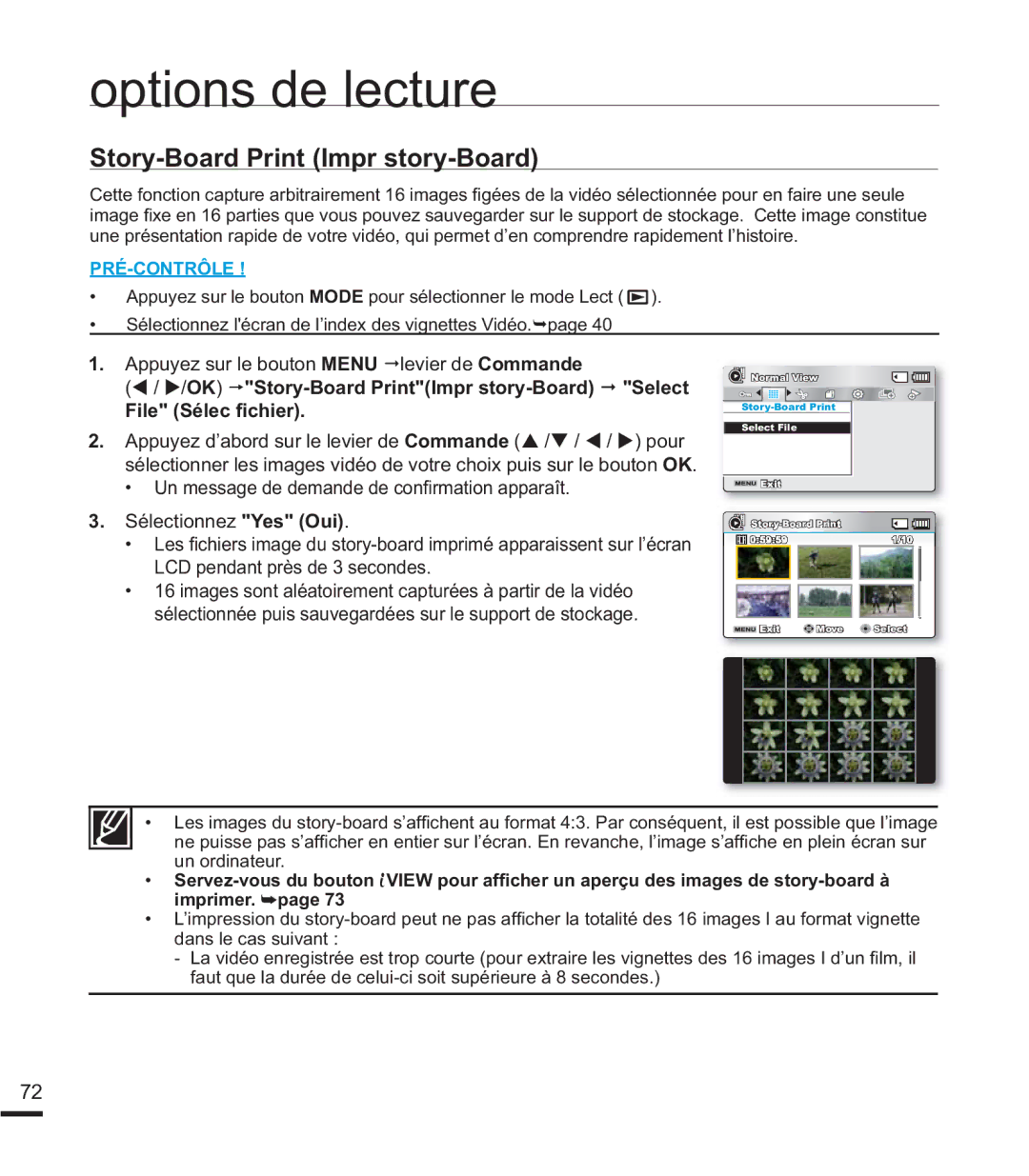 Samsung SMX-K40BP/EDC Story-Board Print Impr story-Board, 8QPHVVDJHGHGHPDQGHGHFRQ¿UPDWLRQDSSDUDvW, XqRuglqdwhxu 