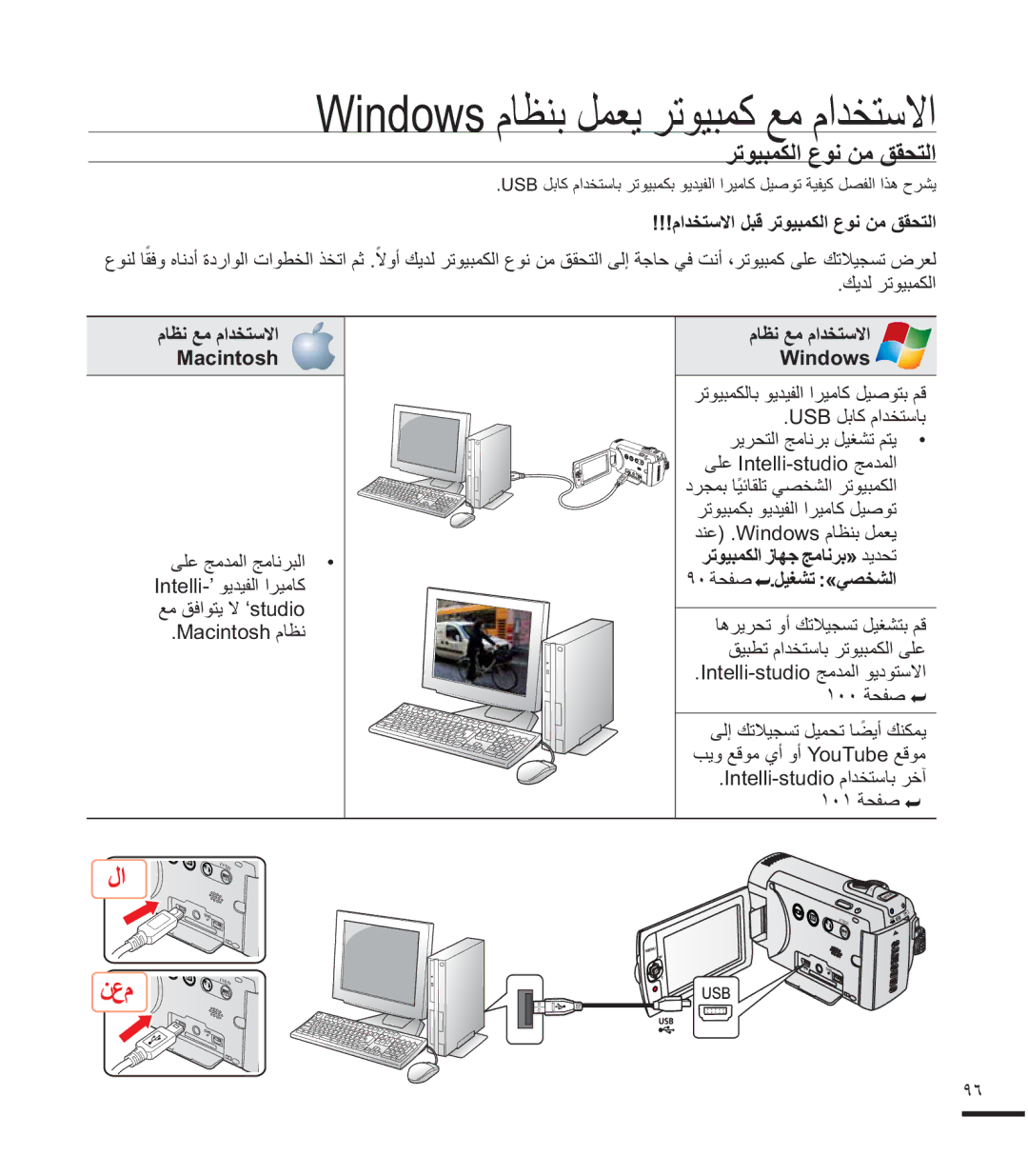 Samsung SMX-F40RP/MEA manual ϡΪΨΘγϻϞΒϗήΗϮϴΒϤϜϟωϮϧϦϣϖϘΤΘϟ, ϡΎψϧϊϣϡΪΨΘγϻ, ήΗϮϴΒϤϜϟίΎϬΟΞϣΎϧήΑ»ΪϳΪΤΗ 