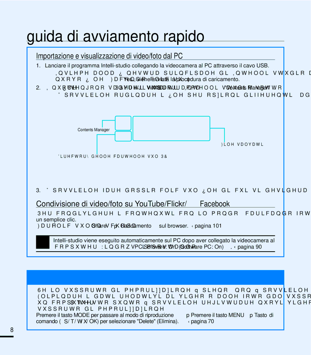 Samsung SMX-F43SP/EDC, SMX-F40SP/EDC, SMX-K40SP/EDC, SMX-F40LP/EDC, SMX-F44BP/EDC, SMX-F40RP/EDC Guida di avviamento rapido 